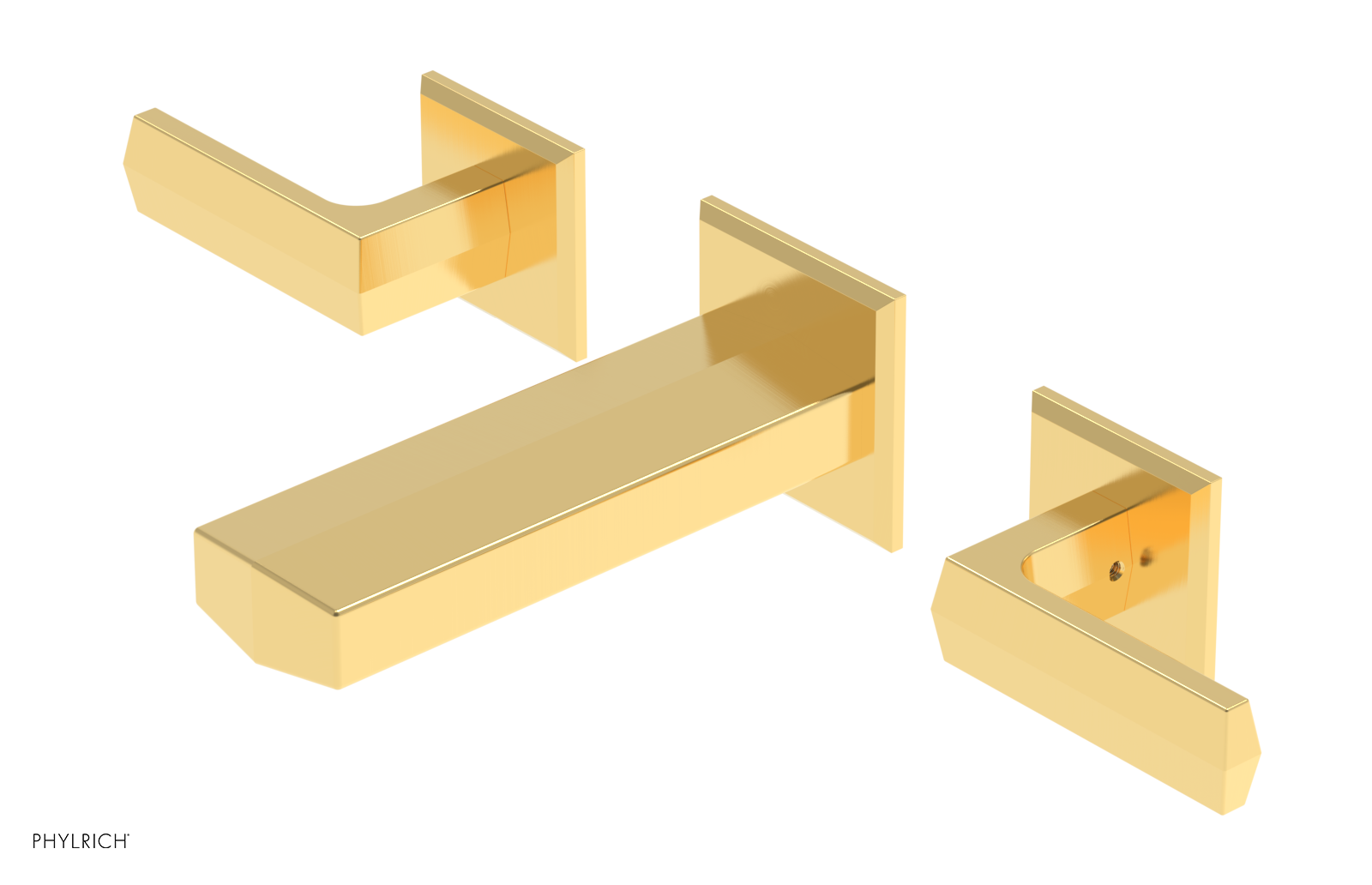 DIAMA 6" Wall Tub Set - Lever Handles 184-57-6
