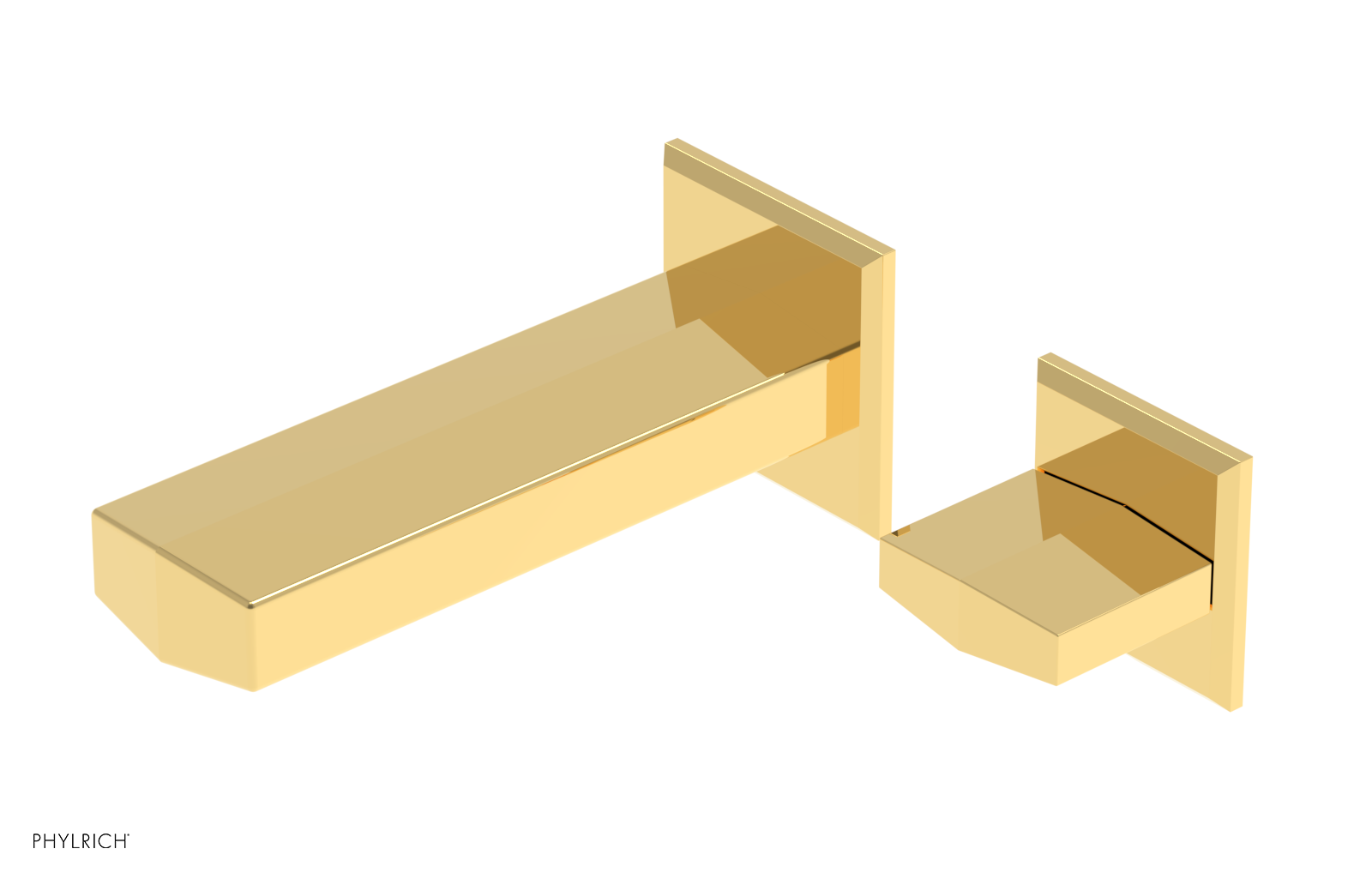 DIAMA - 6" Single Cross Handle Wall Lavatory Set 184-15-6