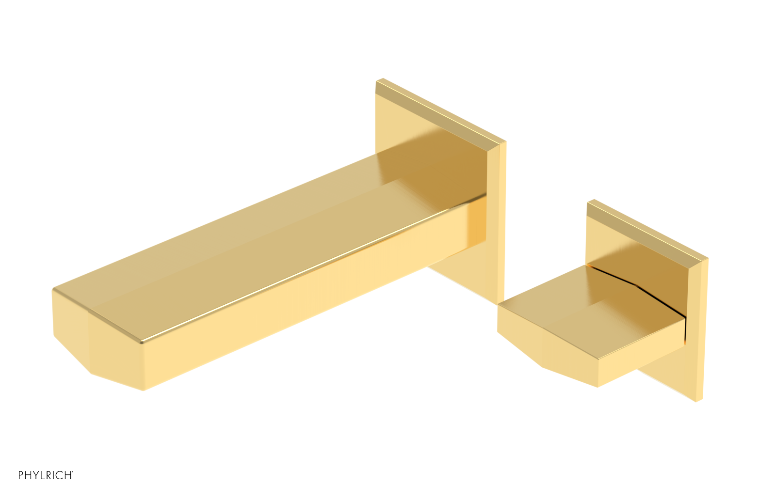 DIAMA - 6" Single Cross Handle Wall Lavatory Set 184-15-6