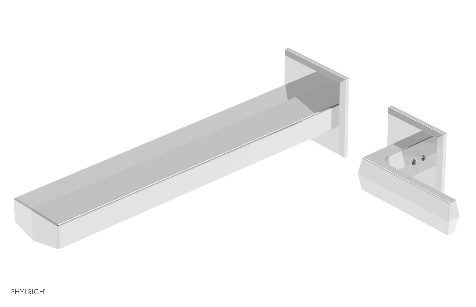 DIAMA - 10" Single Lever Handle Wall Lavatory Set 184-16-10