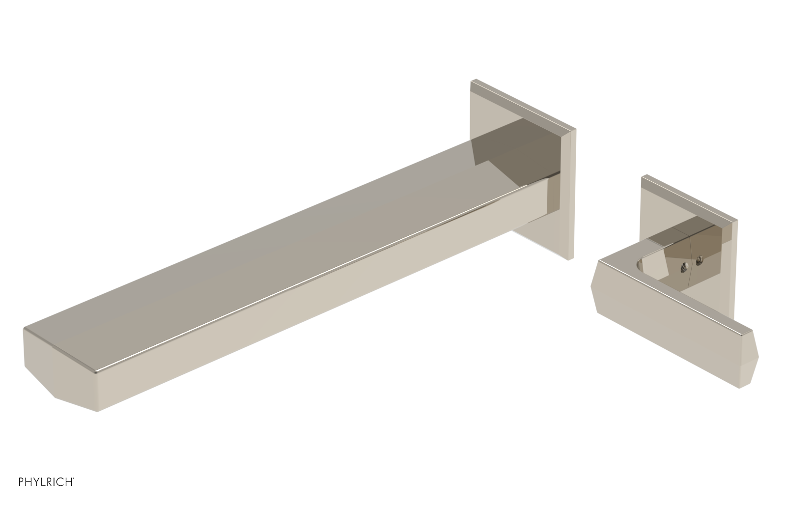 DIAMA - 10" Single Lever Handle Wall Lavatory Set 184-16-10