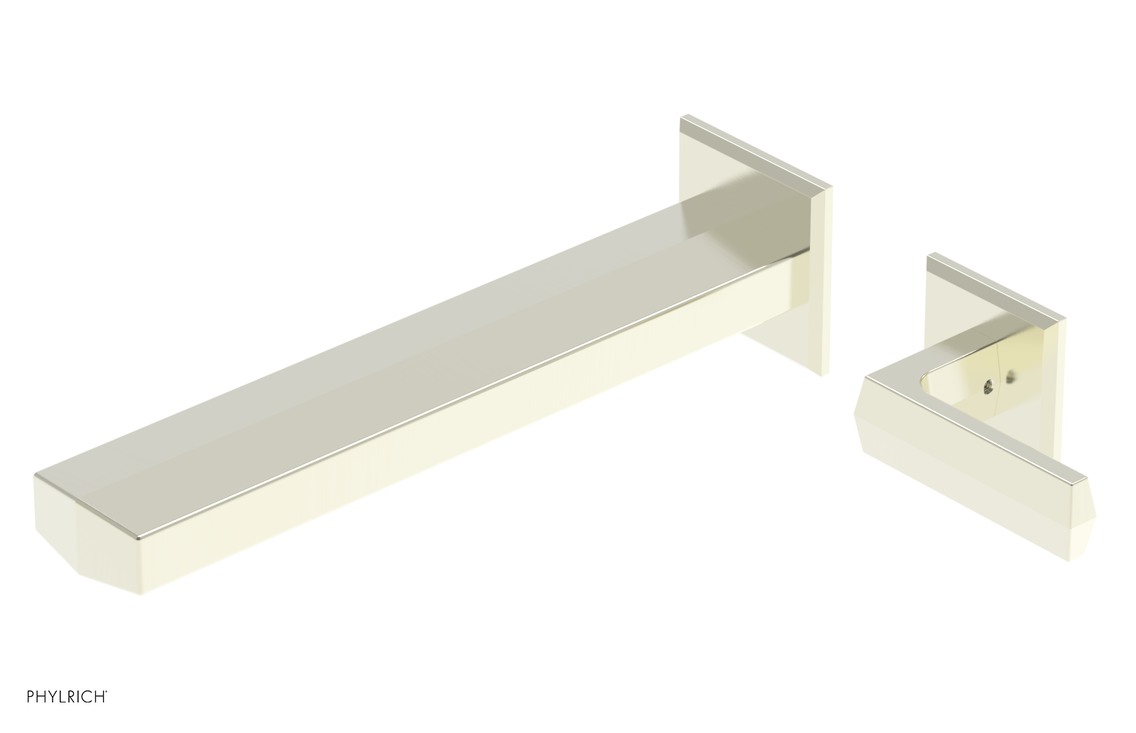 DIAMA - 10" Single Lever Handle Wall Lavatory Set 184-16-10