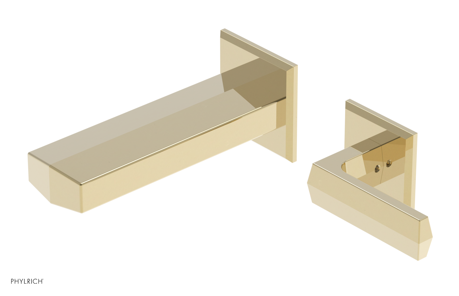 DIAMA - 6" Single Lever Handle Wall Lavatory Set 184-16-6