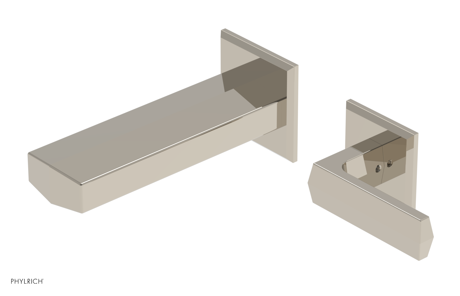 DIAMA - 6" Single Lever Handle Wall Lavatory Set 184-16-6