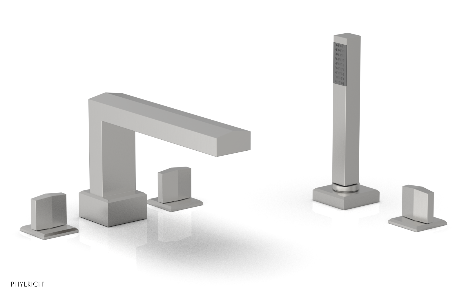 DIAMA Deck Tub Set with Hand Shower - Blade Handles 184-48