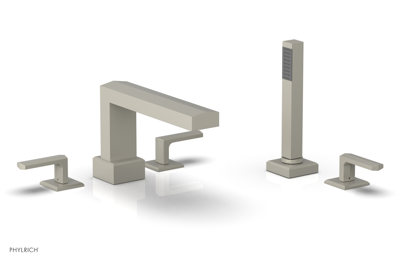 DIAMA Deck Tub Set with Hand Shower - Lever Handles 184-49