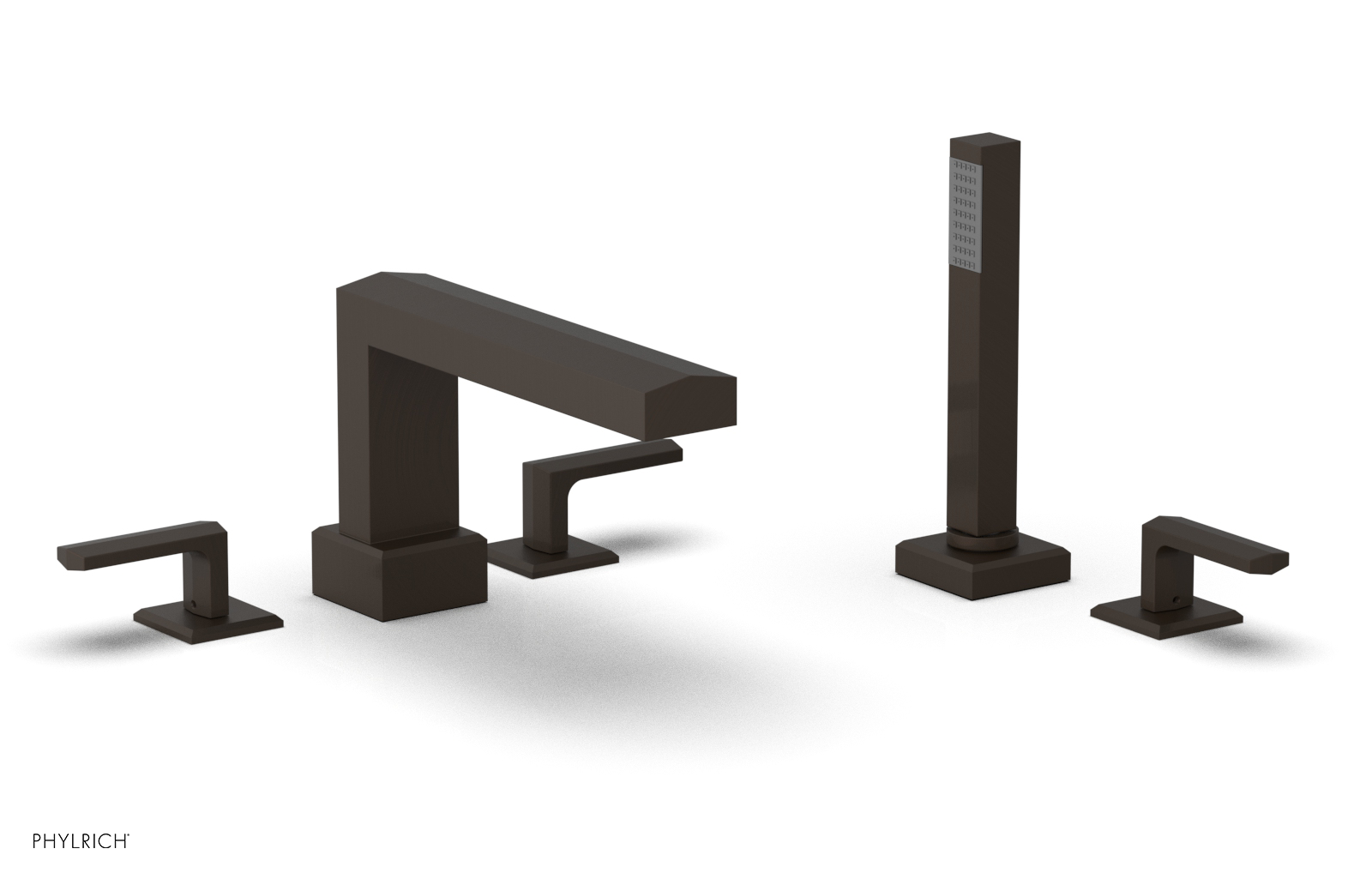 DIAMA Deck Tub Set with Hand Shower - Lever Handles 184-49