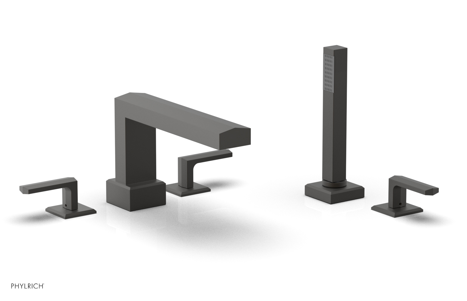 DIAMA Deck Tub Set with Hand Shower - Lever Handles 184-49