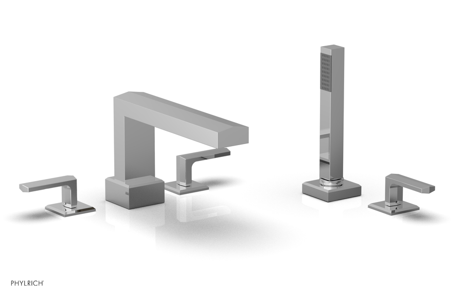 DIAMA Deck Tub Set with Hand Shower - Lever Handles 184-49