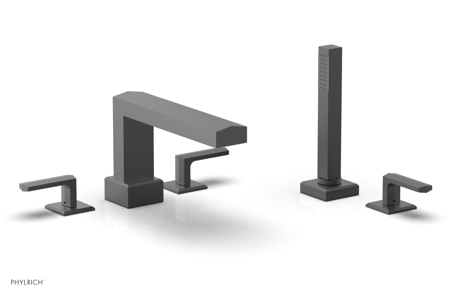 DIAMA Deck Tub Set with Hand Shower - Lever Handles 184-49