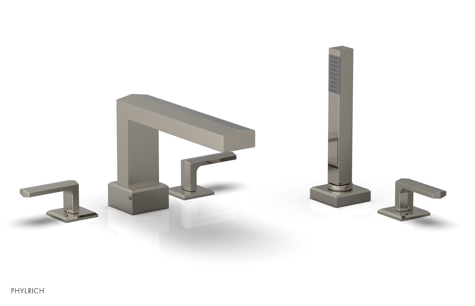 DIAMA Deck Tub Set with Hand Shower - Lever Handles 184-49