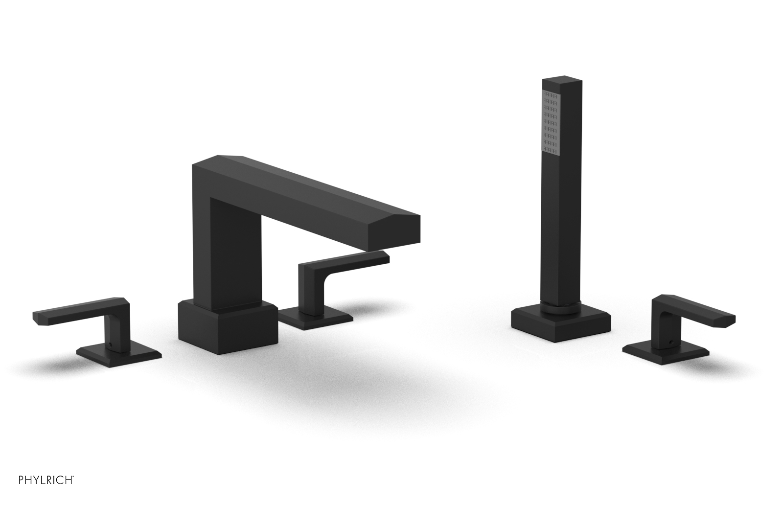 DIAMA Deck Tub Set with Hand Shower - Lever Handles 184-49