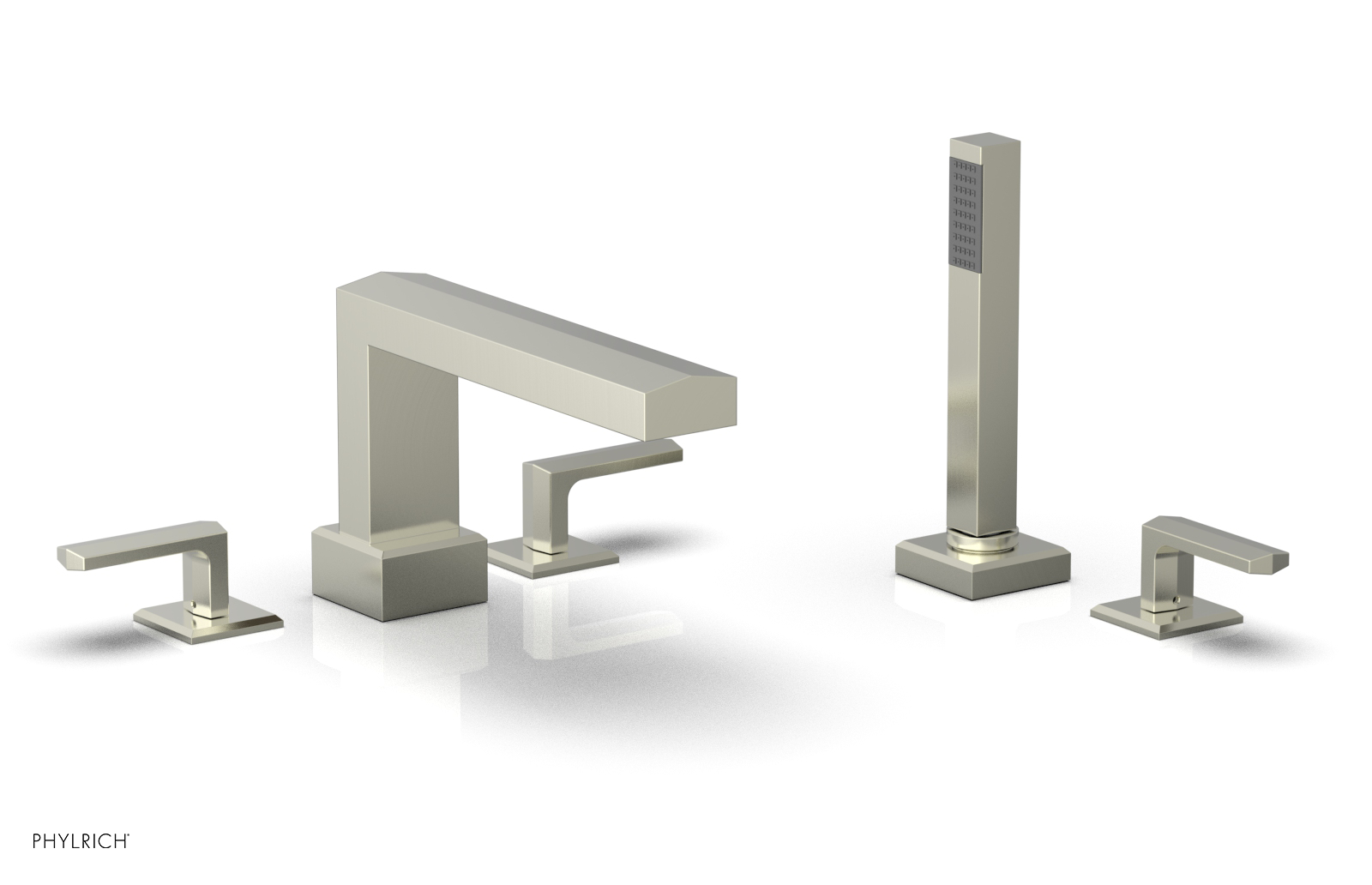 DIAMA Deck Tub Set with Hand Shower - Lever Handles 184-49