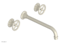 WORKS Wall Lavatory Set 10" Spout - Cross Handles 220-11-10