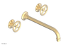 WORKS Wall Lavatory Set 10" Spout - Cross Handles 220-11-10