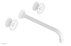 WORKS Wall Lavatory Set 12" Spout - Cross Handles 220-11-12