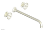 WORKS Wall Lavatory Set 14" Spout - Cross Handles 220-11-14
