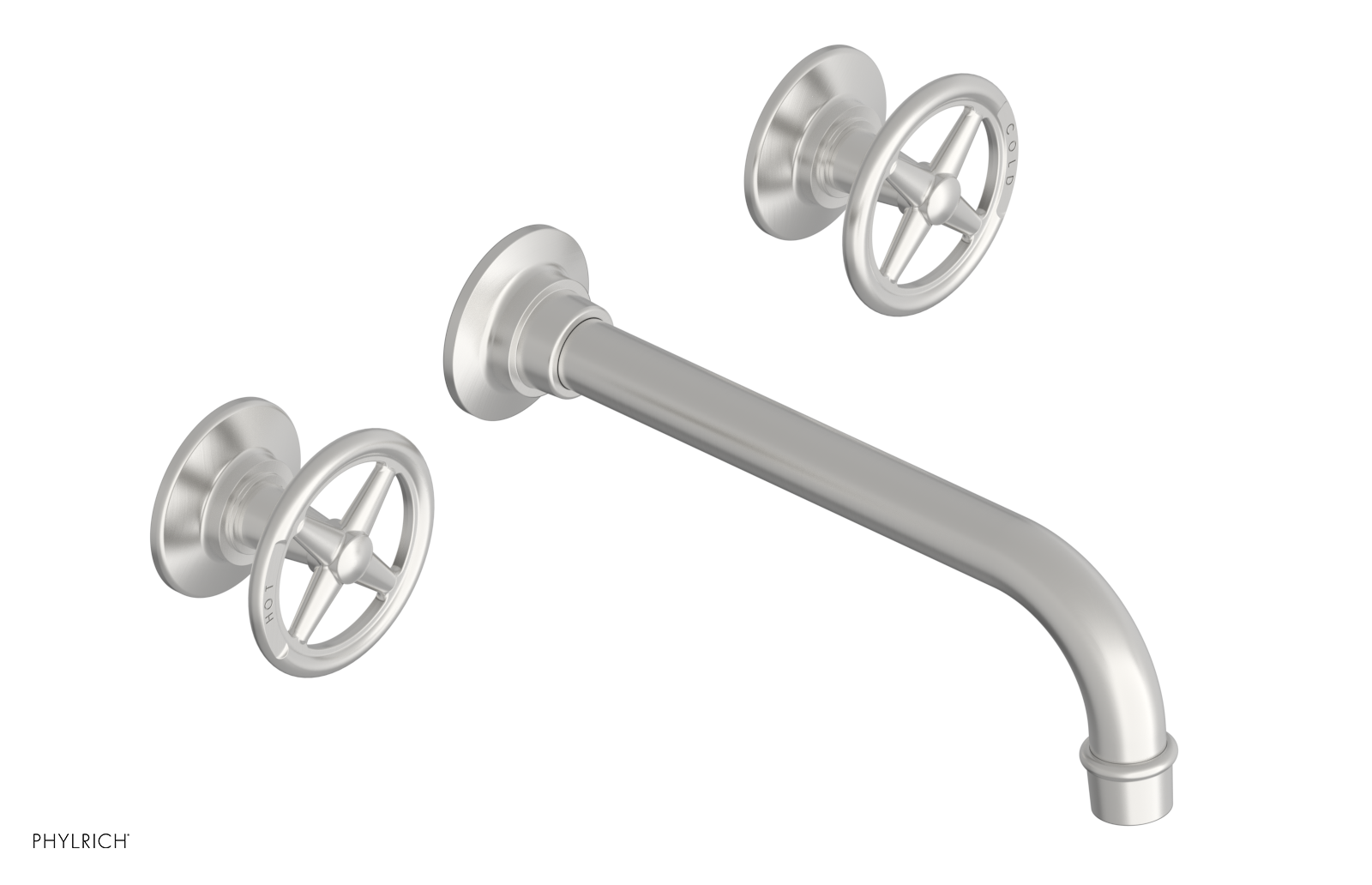 WORKS Wall Lavatory Set - Cross Handles 220-11