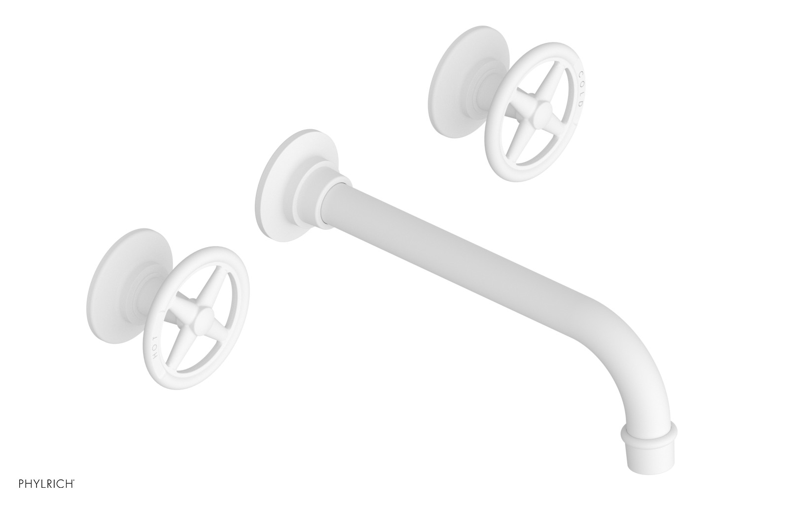 WORKS Wall Lavatory Set - Cross Handles 220-11