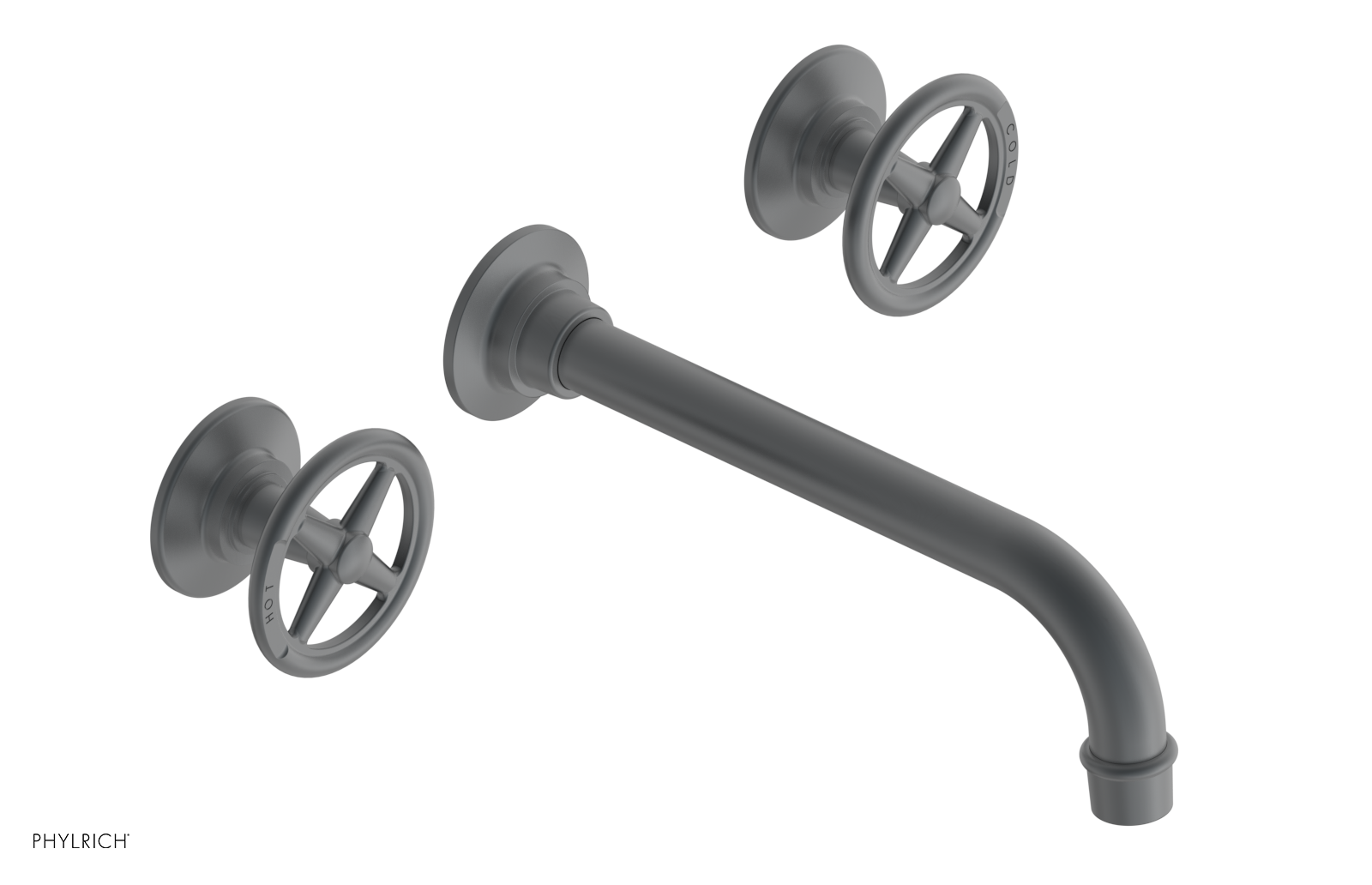 WORKS Wall Lavatory Set - Cross Handles 220-11