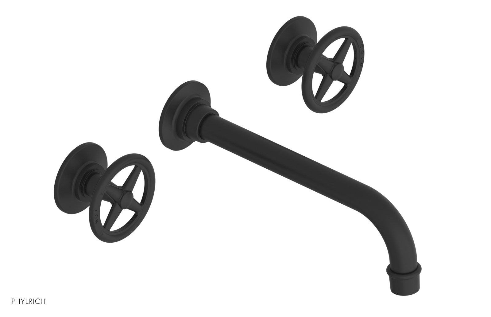 WORKS Wall Lavatory Set - Cross Handles 220-11