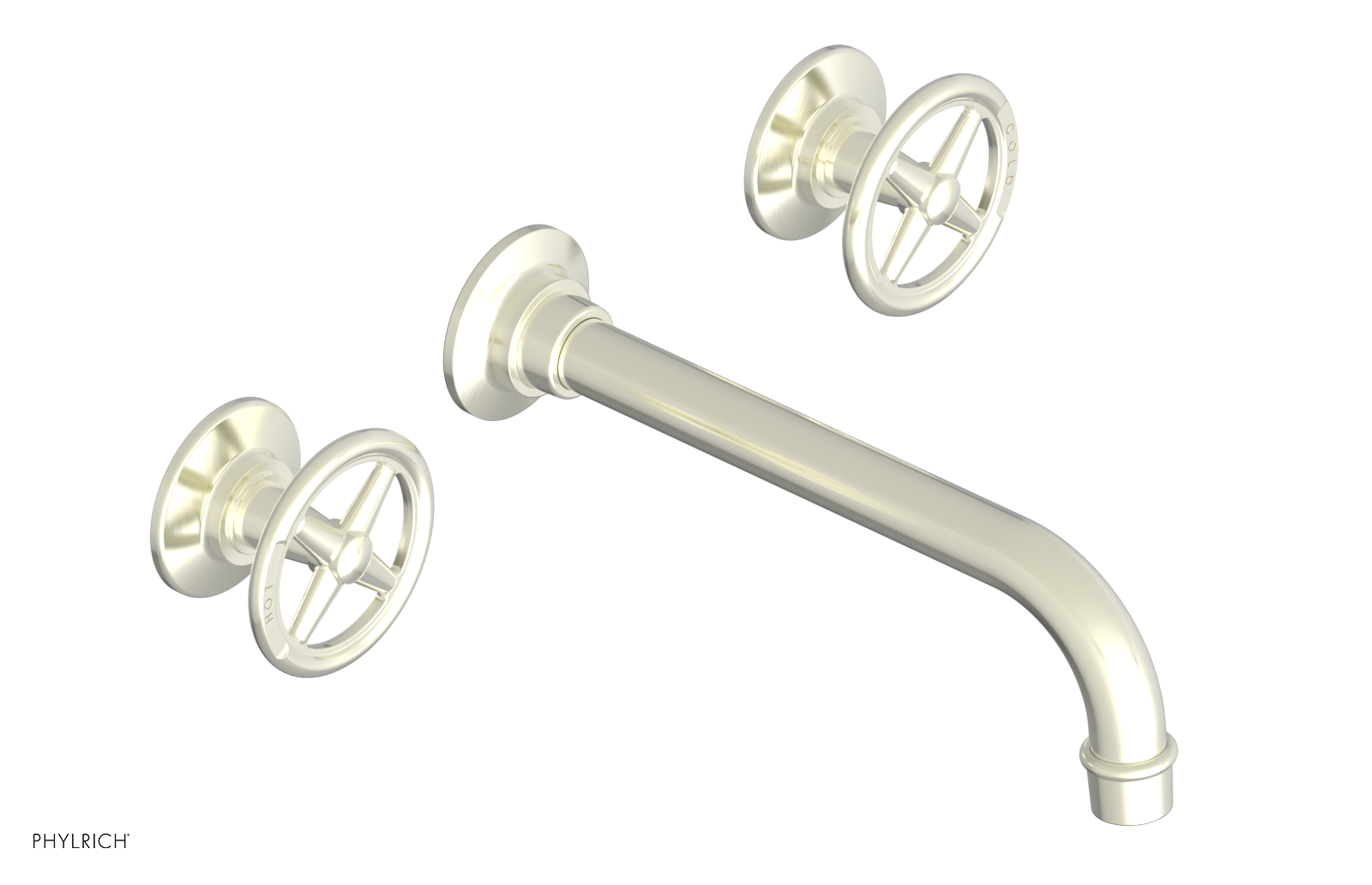 WORKS Wall Lavatory Set - Cross Handles 220-11