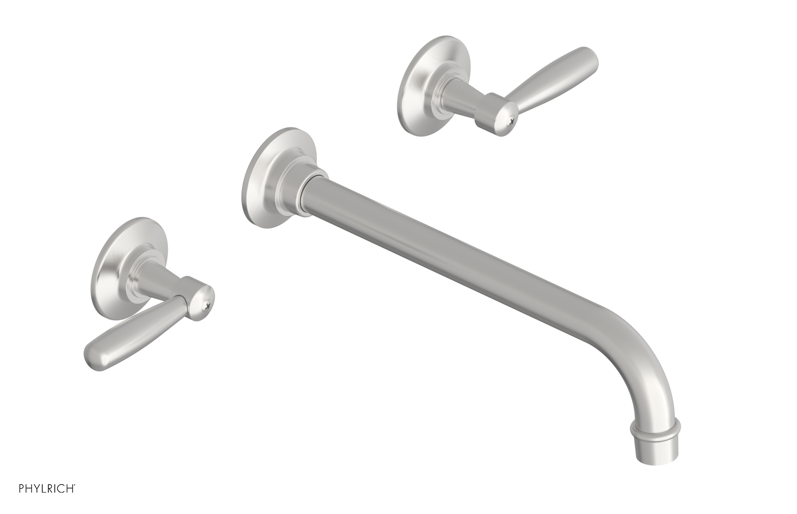 WORKS Wall Lavatory Set 10" Spout - Lever Handles 220-12-10