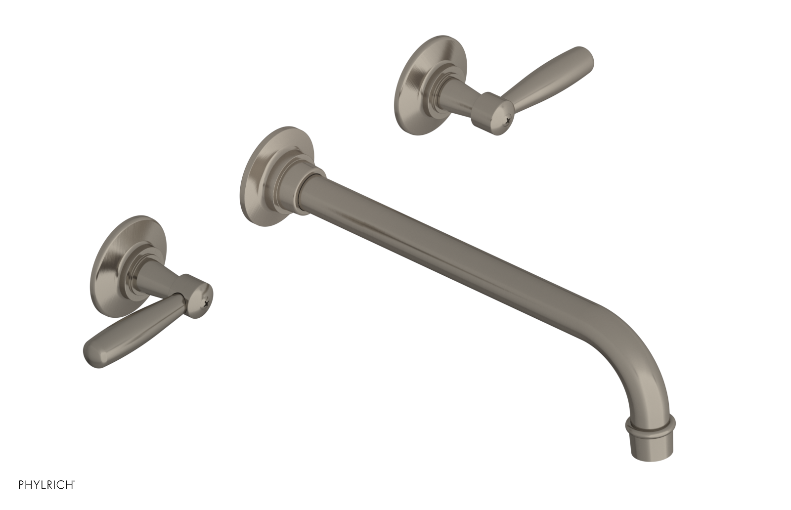 WORKS Wall Lavatory Set 10" Spout - Lever Handles 220-12-10