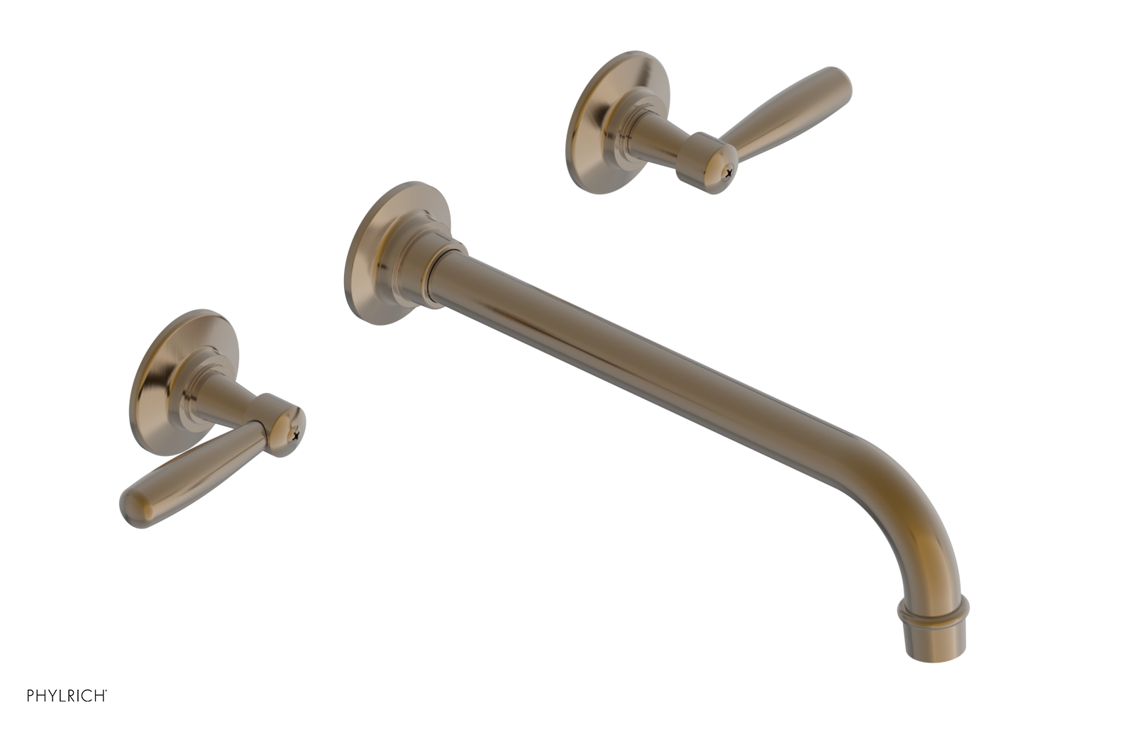 WORKS Wall Lavatory Set 10" Spout - Lever Handles 220-12-10