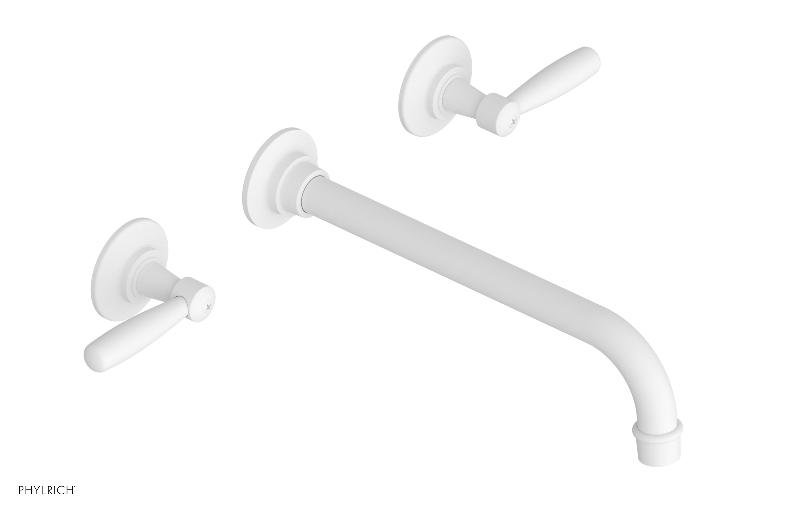 WORKS Wall Lavatory Set 10" Spout - Lever Handles 220-12-10