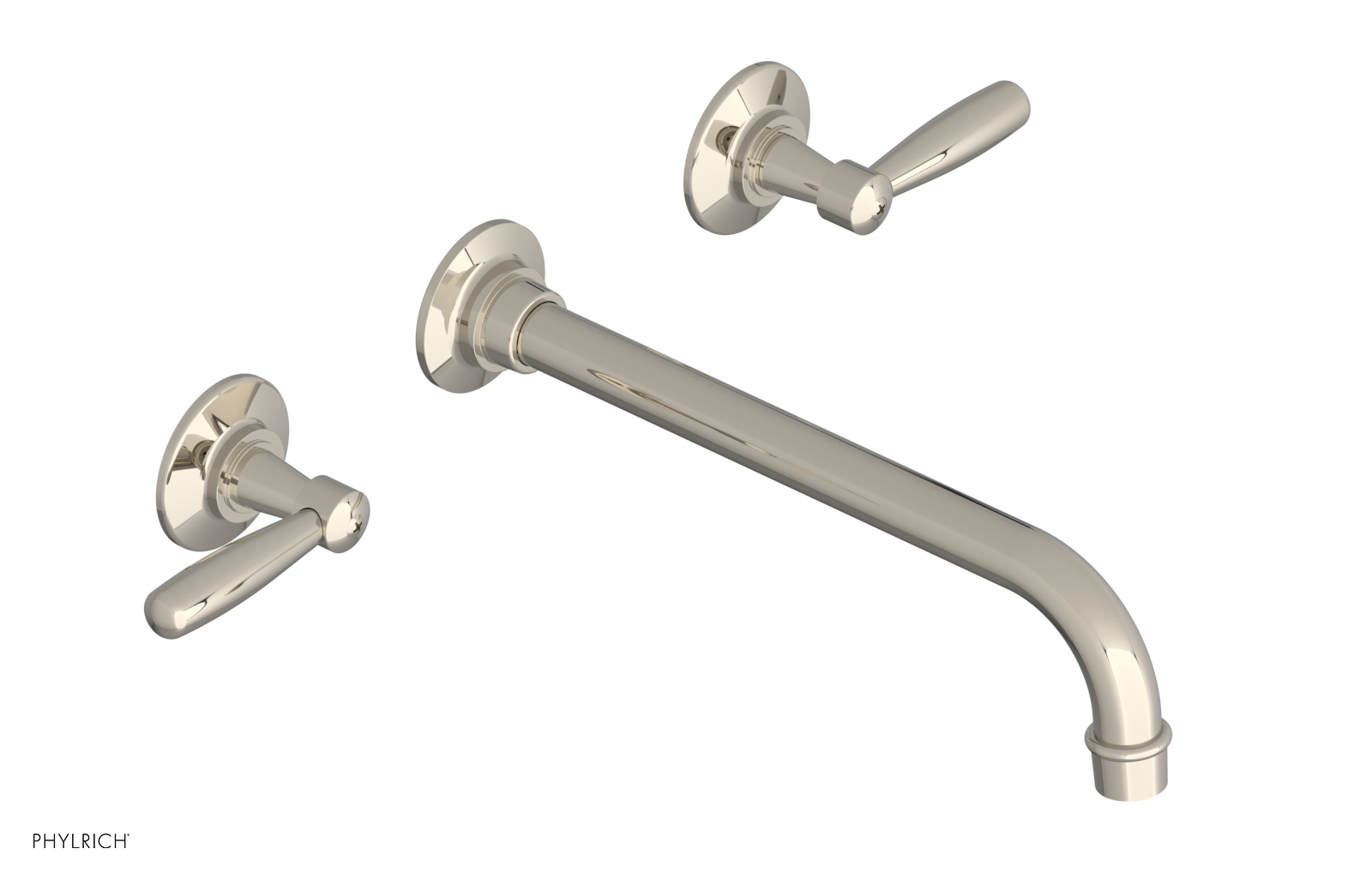 WORKS Wall Lavatory Set 10" Spout - Lever Handles 220-12-10
