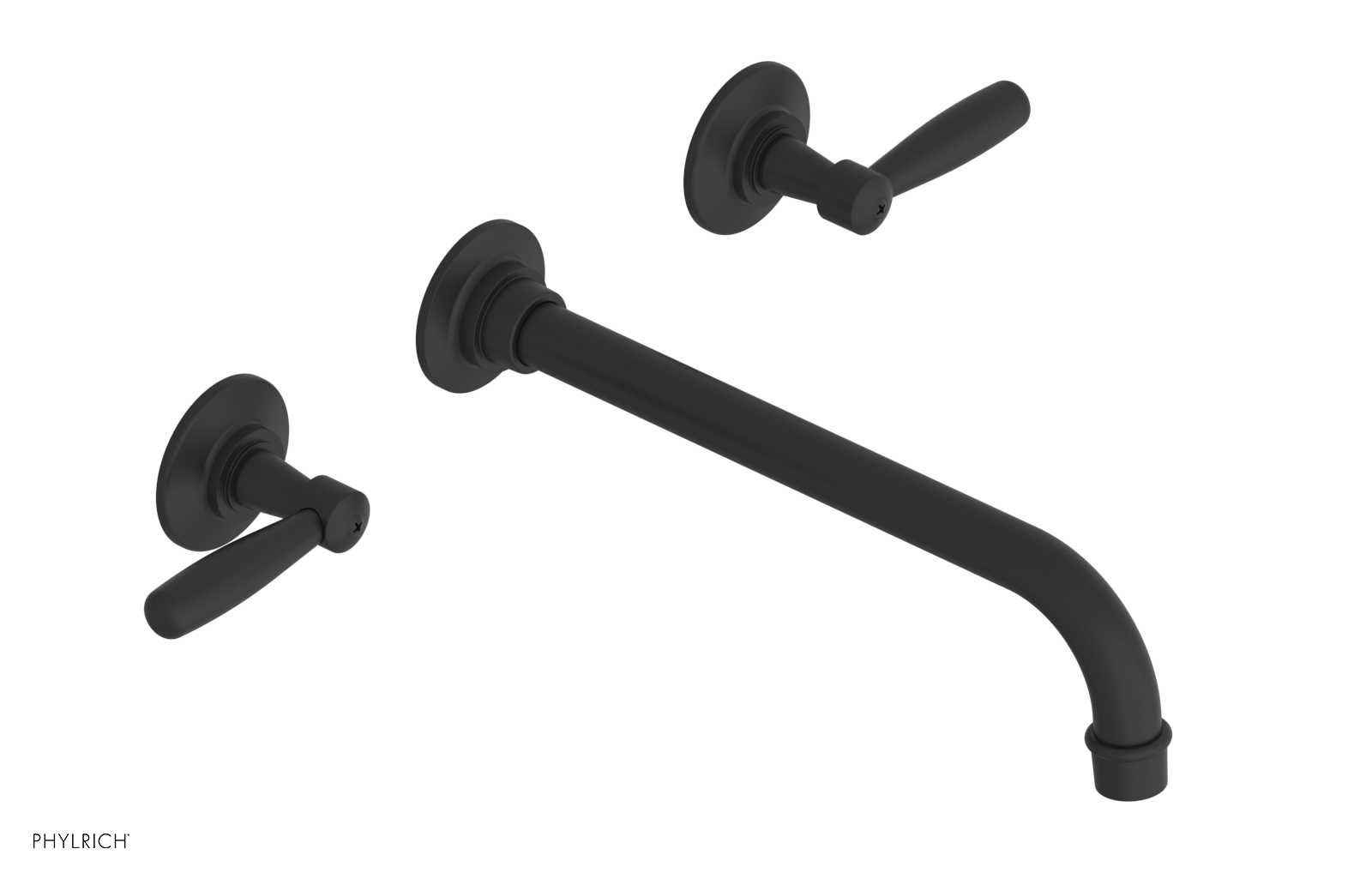 WORKS Wall Lavatory Set 10" Spout - Lever Handles 220-12-10