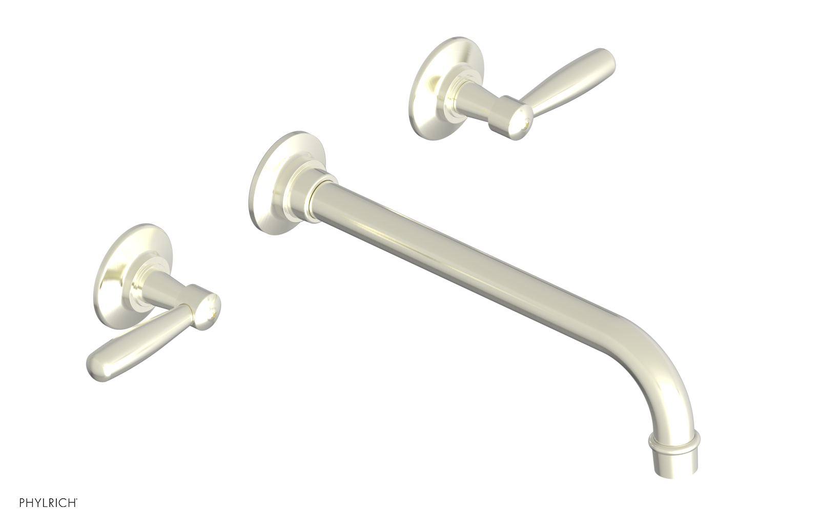 WORKS Wall Lavatory Set 10" Spout - Lever Handles 220-12-10