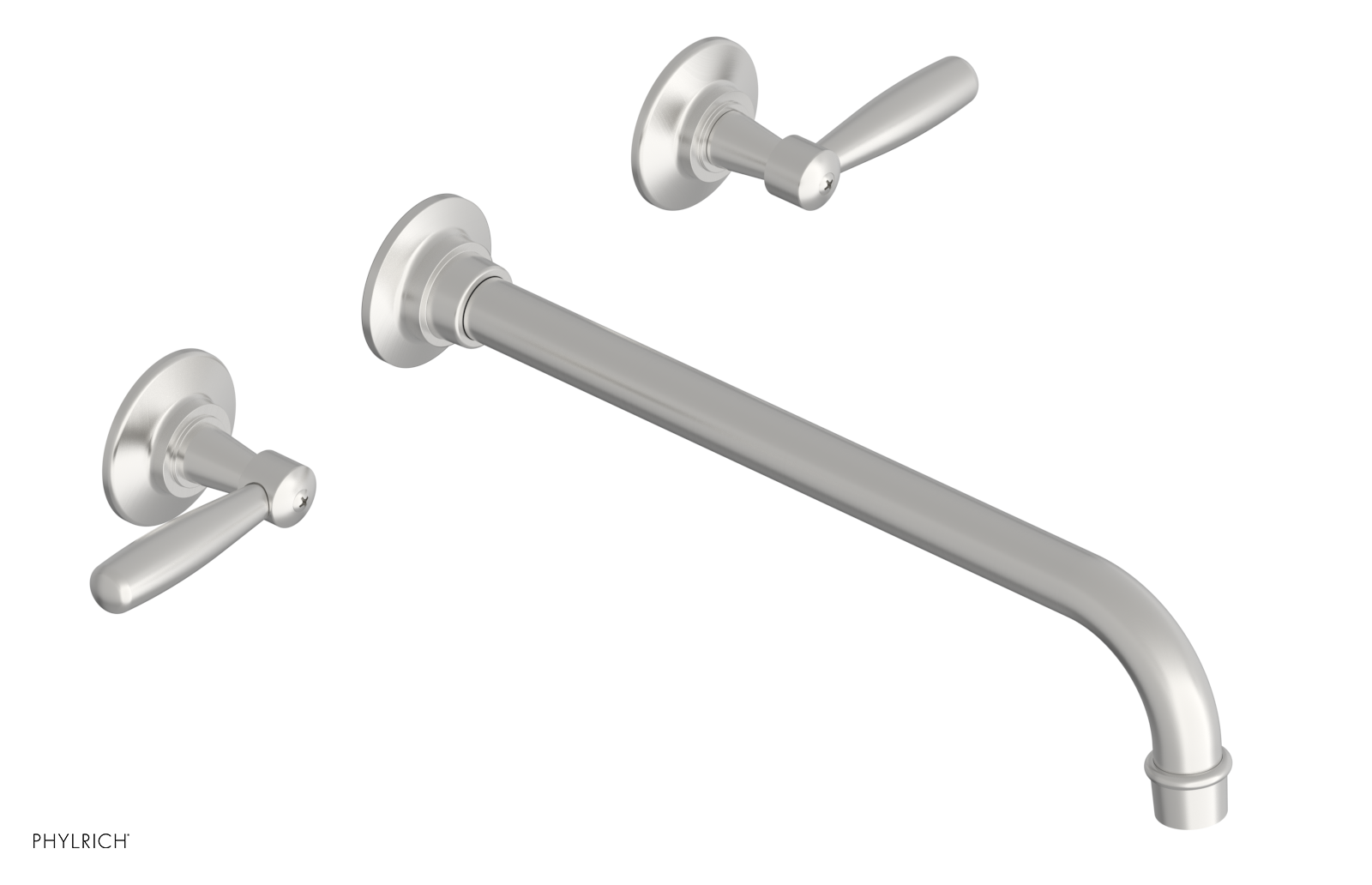 WORKS Wall Lavatory Set 12" Spout - Lever Handles 220-12-12