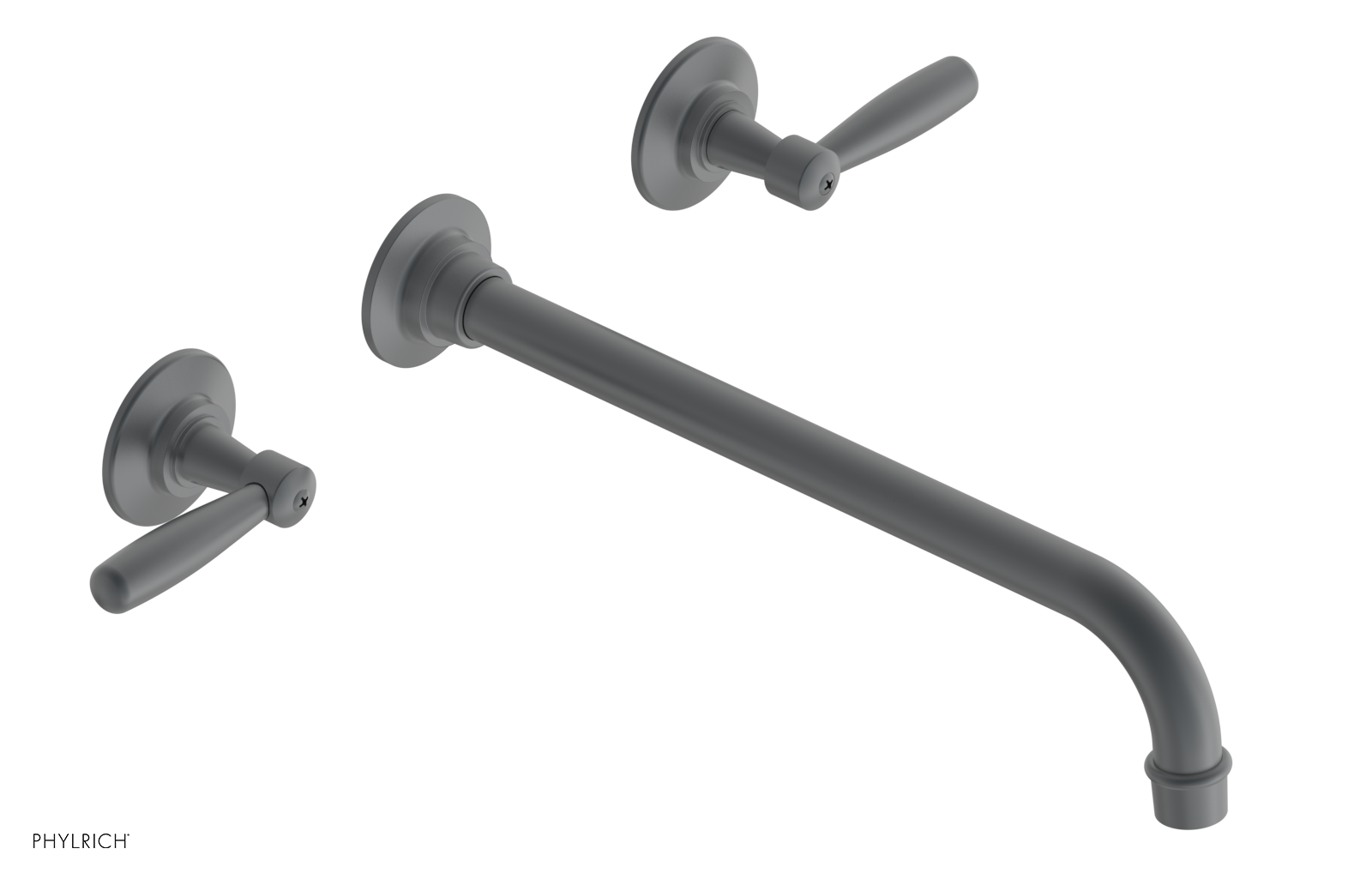 WORKS Wall Lavatory Set 12" Spout - Lever Handles 220-12-12