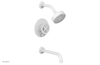 WORKS - Pressure Balance Tub & Shower Set - Cross Handle 220-28