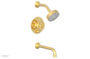 WORKS - Pressure Balance Tub & Shower Set - Cross Handle 220-28