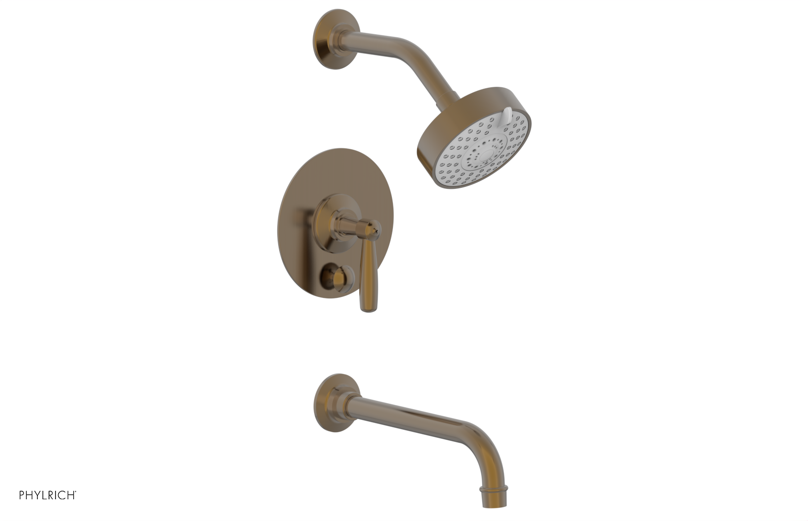 WORKS - Pressure Balance Tub & Shower Set - Lever Handle 220-29
