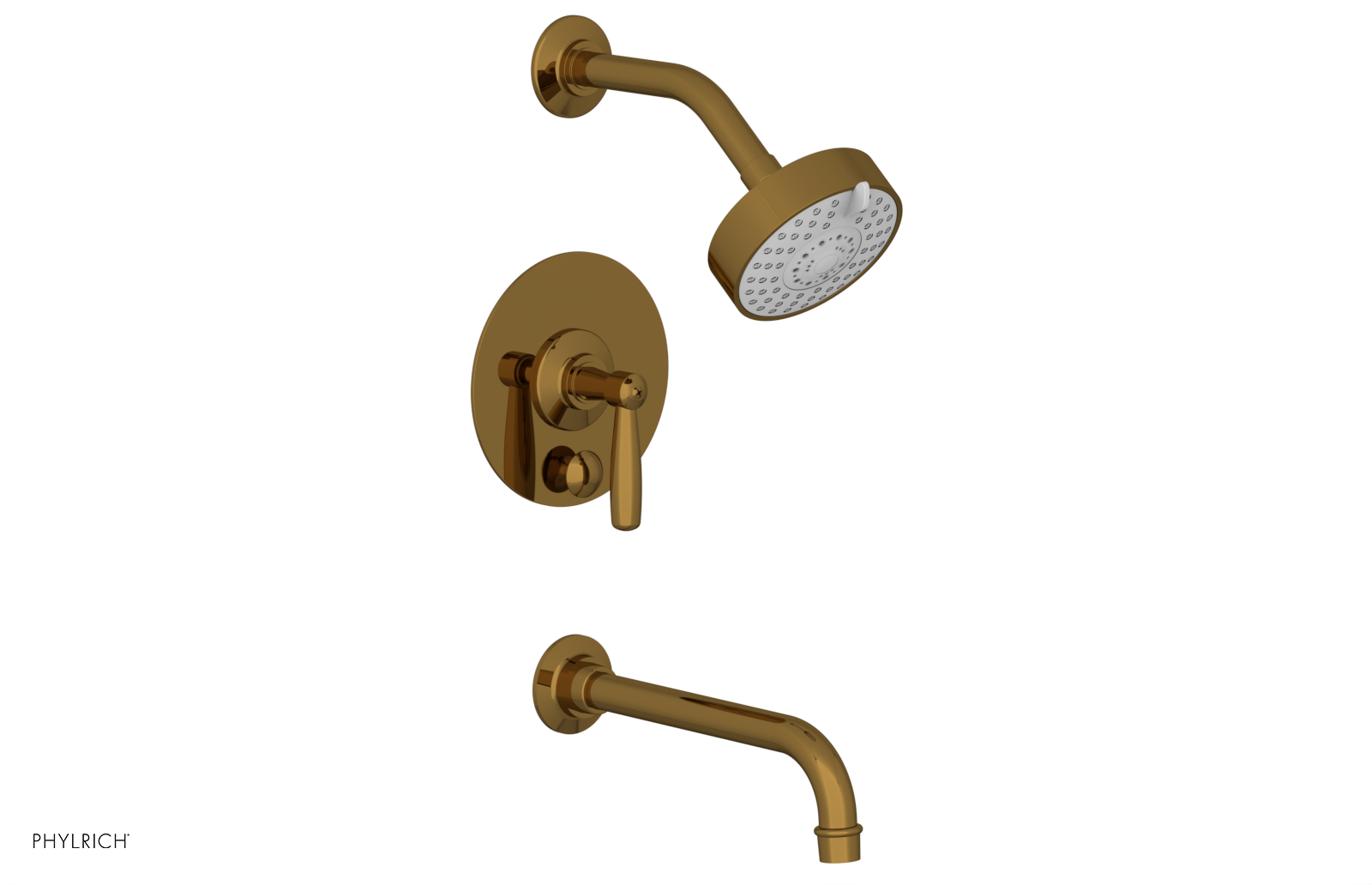 WORKS - Pressure Balance Tub & Shower Set - Lever Handle 220-29