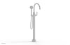WORKS Tall Floor Mount Tub Filler - Lever Handle with Hand Shower  220-45-01