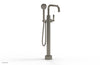 WORKS Low Floor Mount Tub Filler - Lever Handle with Hand Shower  220-47-03