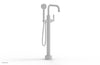 WORKS Low Floor Mount Tub Filler - Lever Handle with Hand Shower  220-47-03