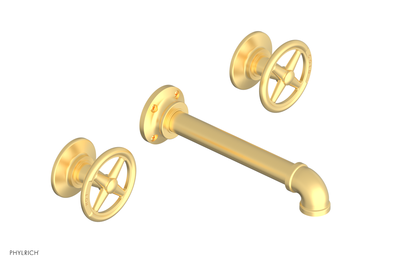 WORKS 2 Wall Lavatory Set - Cross Handles 221-11