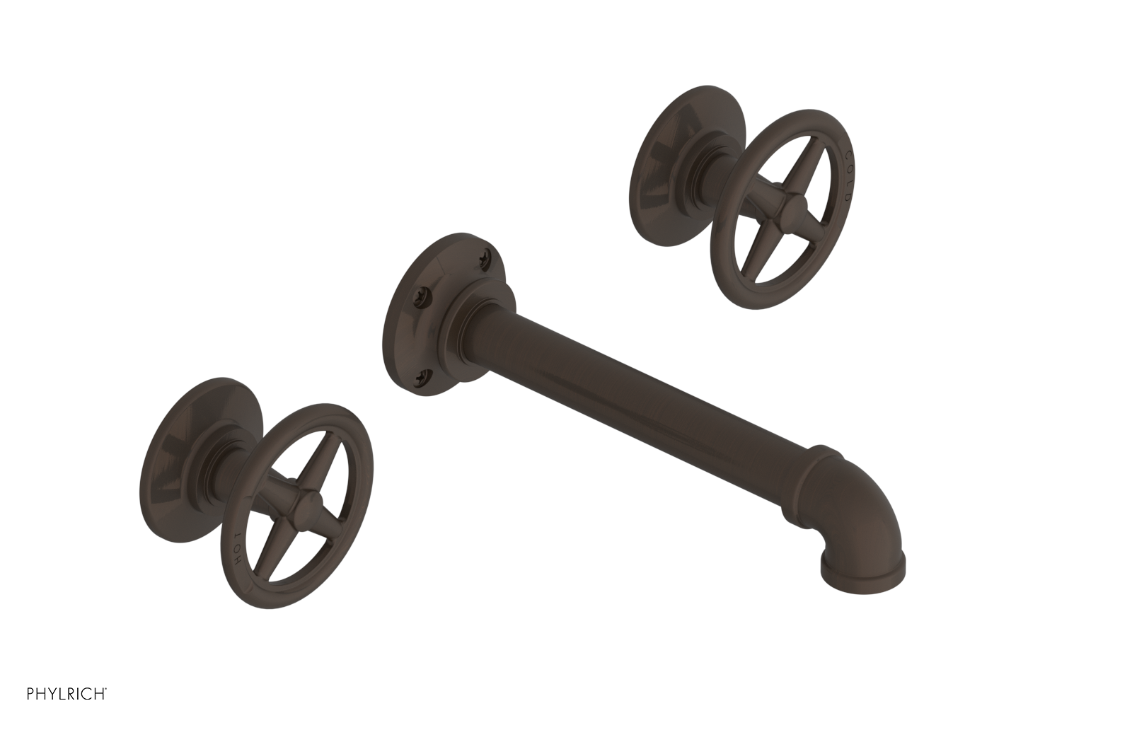 WORKS 2 Wall Lavatory Set - Cross Handles 221-11