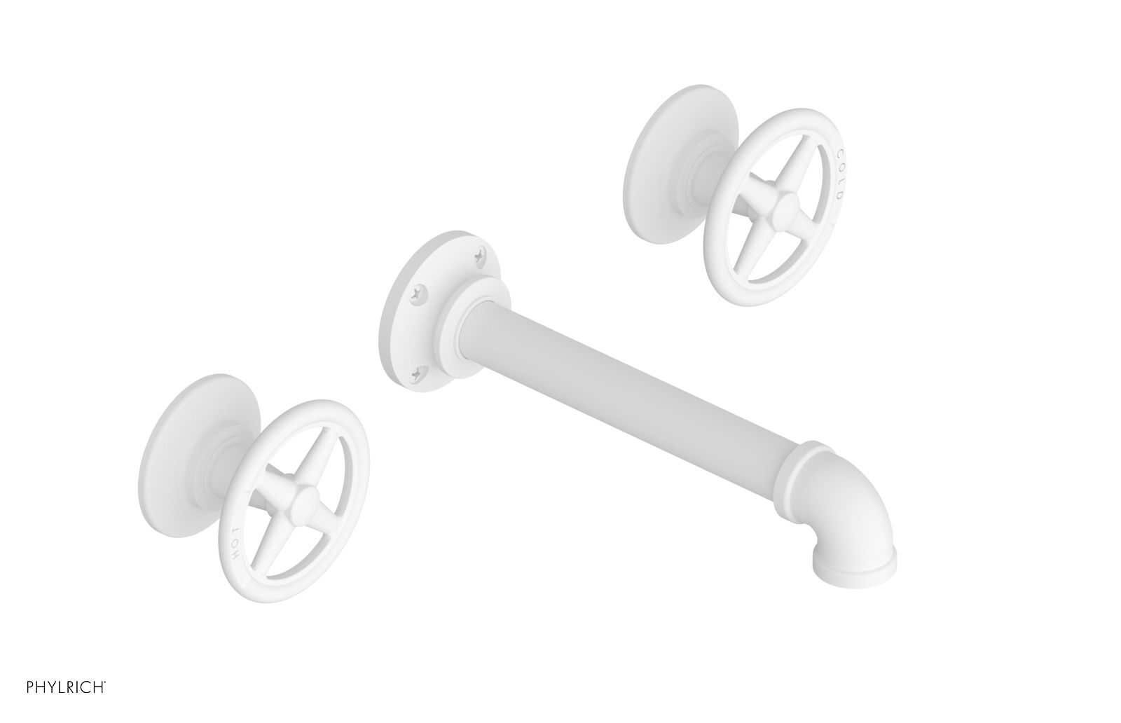 WORKS 2 Wall Lavatory Set - Cross Handles 221-11