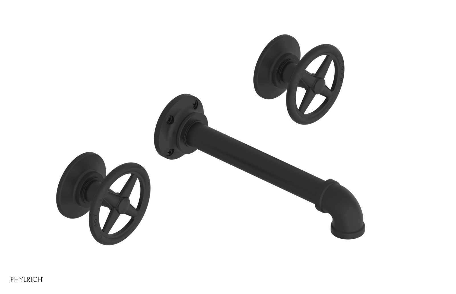 WORKS 2 Wall Lavatory Set - Cross Handles 221-11