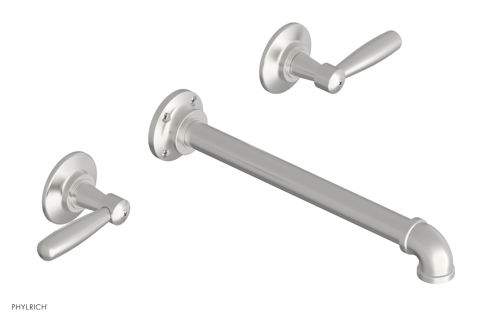 WORKS 2 Wall Lavatory Set 10" Spout - Lever Handles 221-12-10