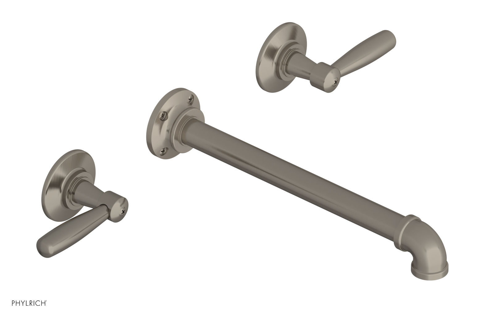 WORKS 2 Wall Lavatory Set 10" Spout - Lever Handles 221-12-10