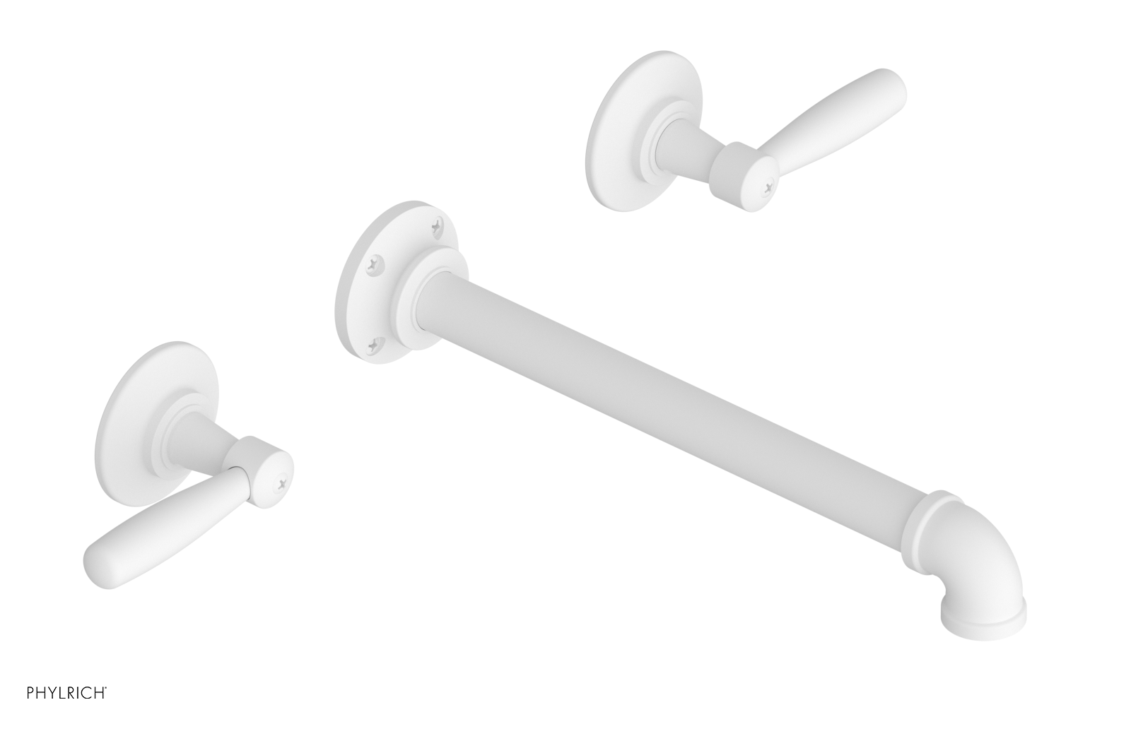 WORKS 2 Wall Lavatory Set 10" Spout - Lever Handles 221-12-10