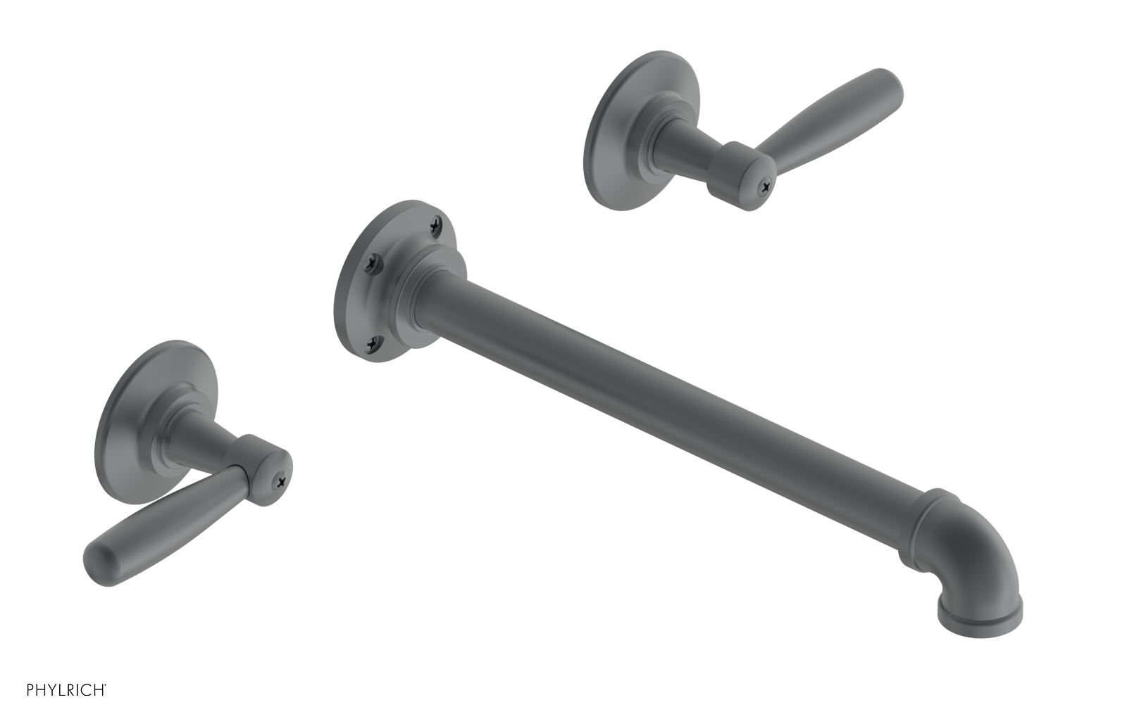 WORKS 2 Wall Lavatory Set 10" Spout - Lever Handles 221-12-10